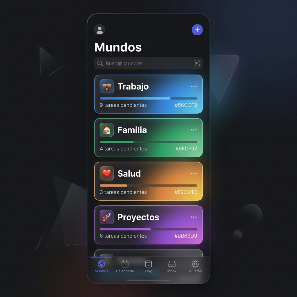 Pantalla de Mundos